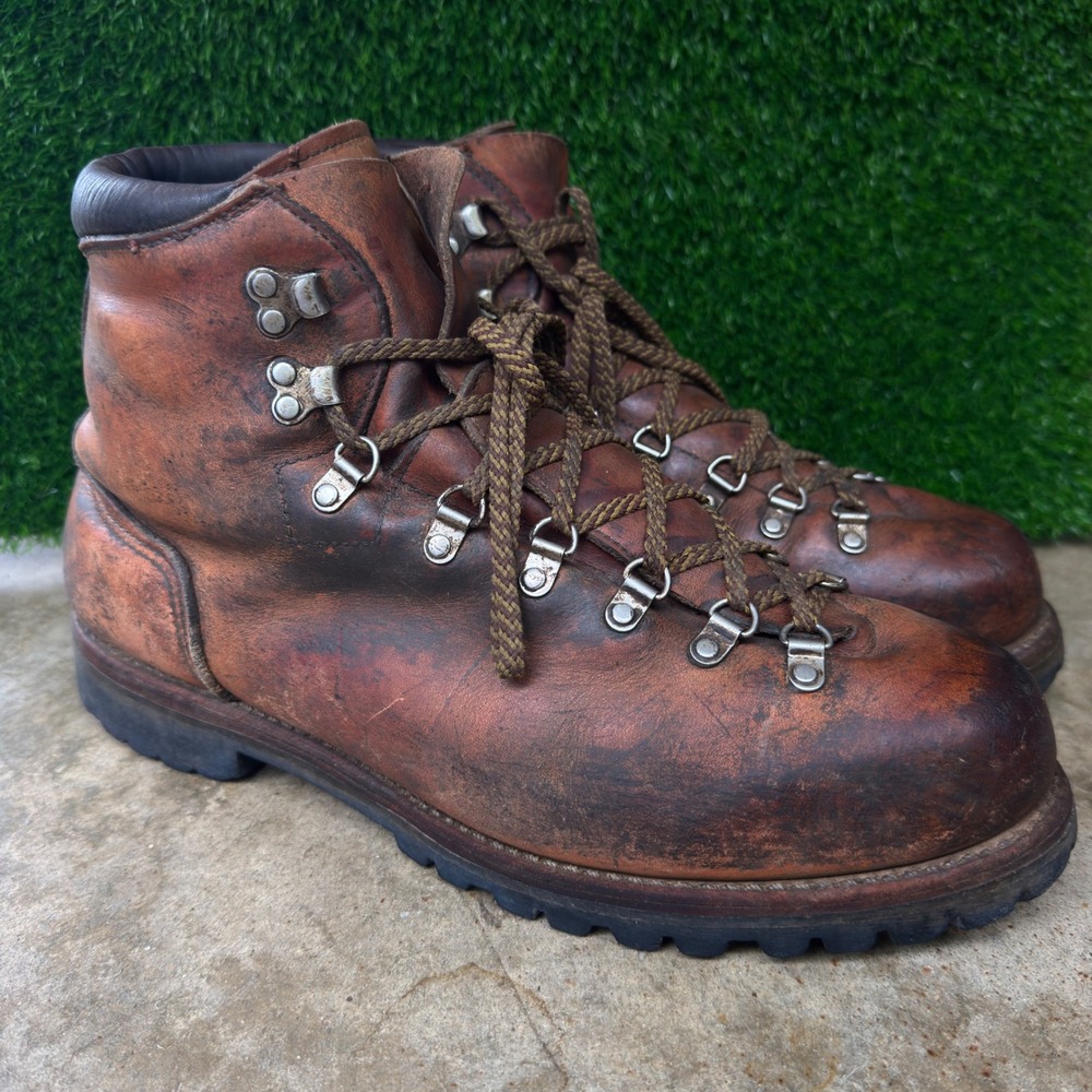 Vintage 70s Red Wing Irish Setter Boots Hiking Made in USA Mens 13 D